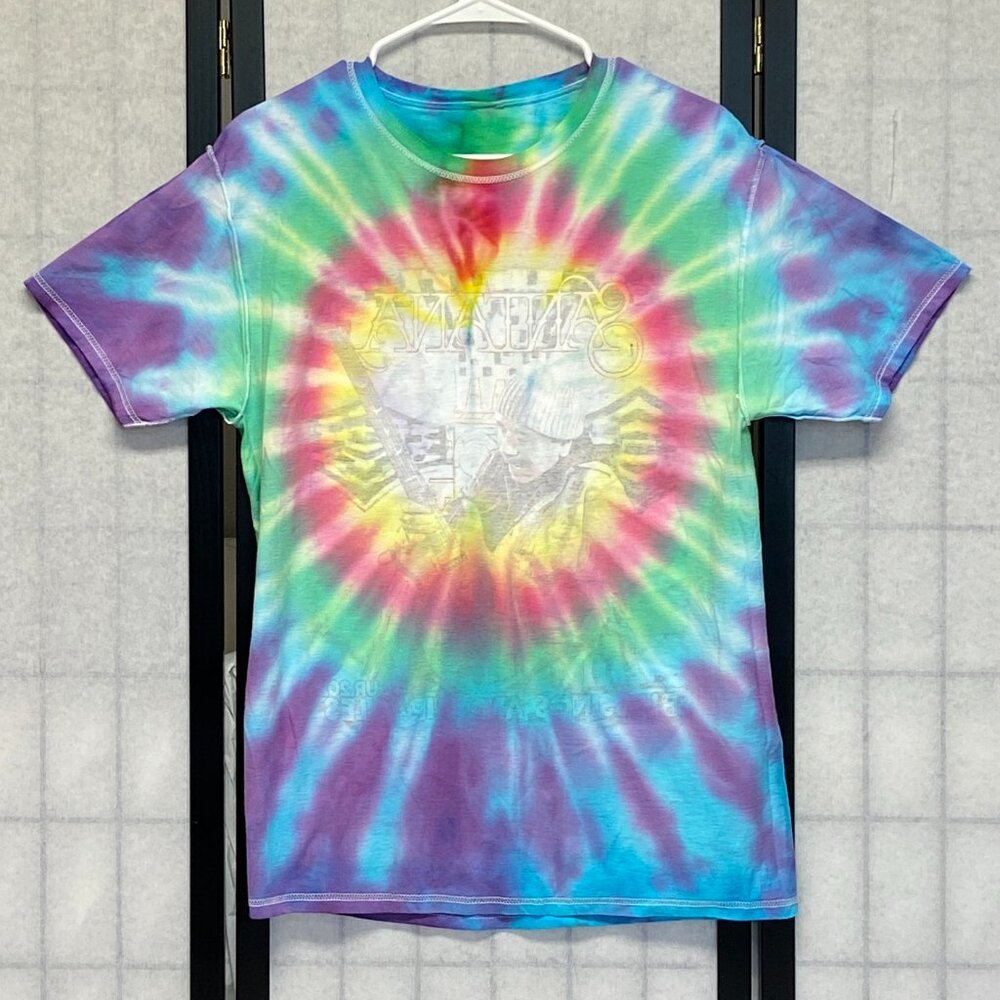Carlos Santana 2022 Tour Tie Dye Double Sided Graphic L Blessings & Miracles Tee - Picture 5 of 13